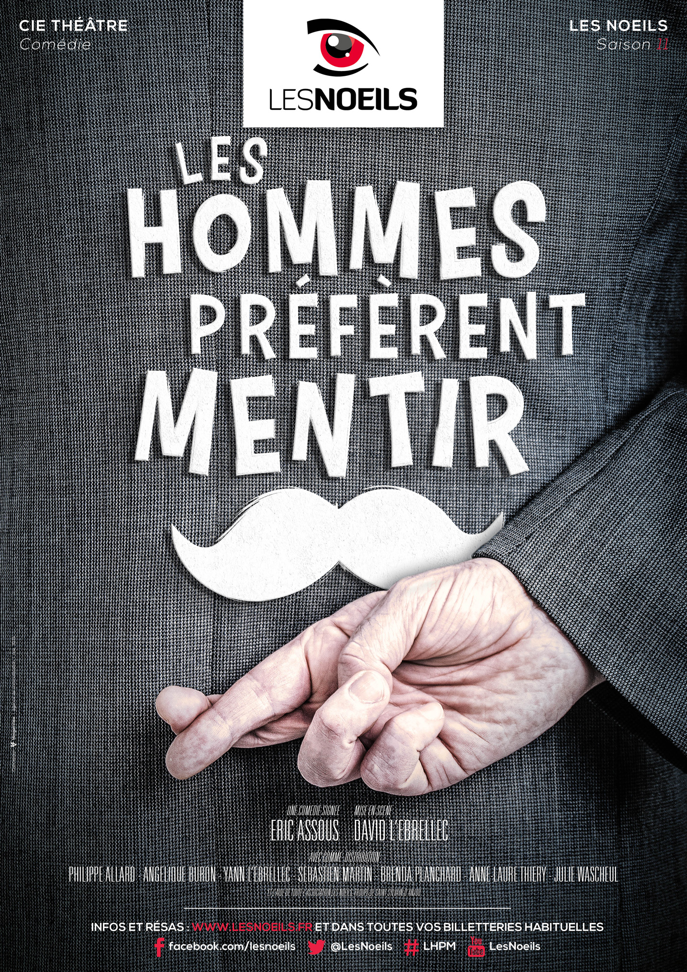 Affiche Les hommes préfèrent mentir