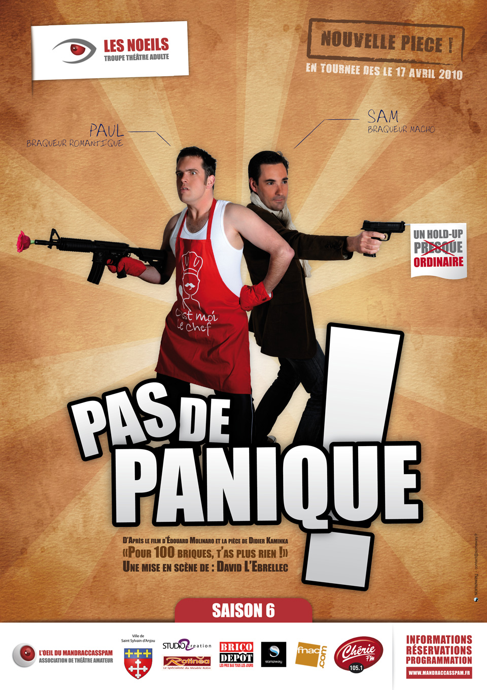 Affiche Pas de panique