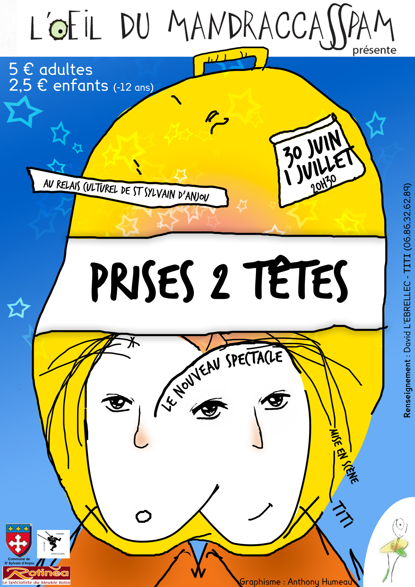 Affiche Prises 2 têtes